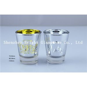 Electroplating Color Glass Candle Holder