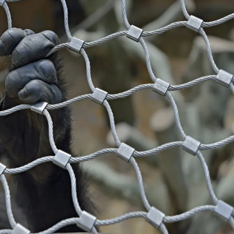 China Robust Stainless Steel Cable Mesh Engineered For Safety Barriers on sale