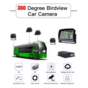 Digital Waterproof Reverse 360 Car Camera Systems DC12V 24V