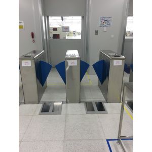Bi Directional ESD Turnstile Entrance Security Systems 30 Persons / Minute