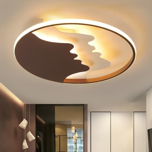 Buy Trendy Acrylic ceiling lights Round Shape Ceiling lamp For Indoor home decoration (WH-MA-85) at wholesale prices