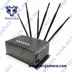 Low Frequency 30W Indoor Signal Jammer Adjustable Power Function