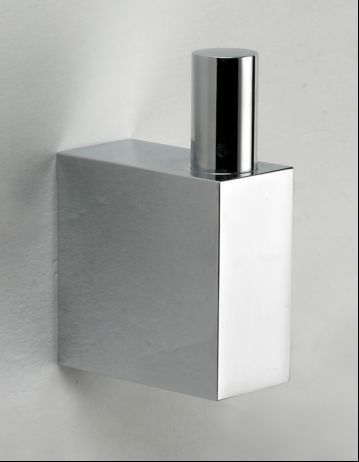 Buy Single Robe hook&Clothing Hook&Hanging Hook  89801-Square &Brass&Chrome color color & Bathroom Accessory&fittings at wholesale prices