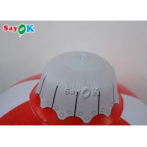 Holiday Party Hanging Decoration Inflatable Snowflake Balloon