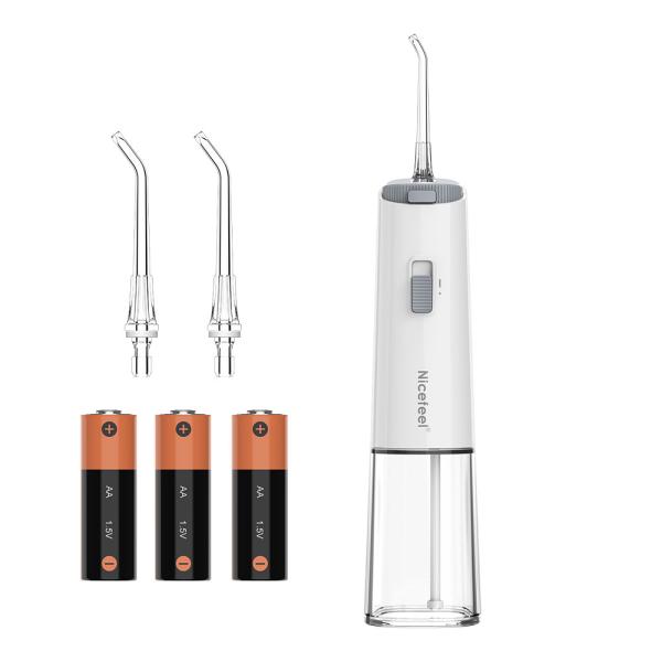 Buy Removable 3 AA Dry Battery Nicefeel Water Flosser Portable 3-5W at wholesale prices