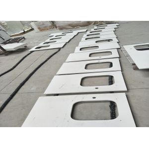 Polished Surface Quartz Stone Countertops for Indoor Kitchen