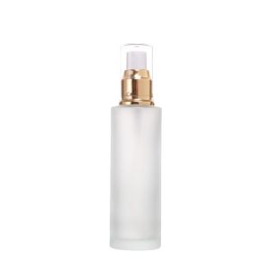 Transparent 120ml Spray Glass Bottle Cosmetic Packaging Leak Proof