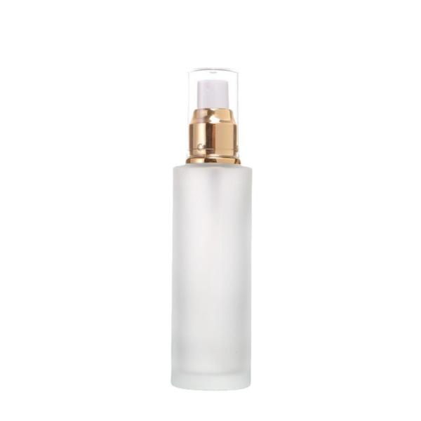 Buy Transparent 120ml Spray Glass Bottle Cosmetic Packaging Leak Proof at wholesale prices