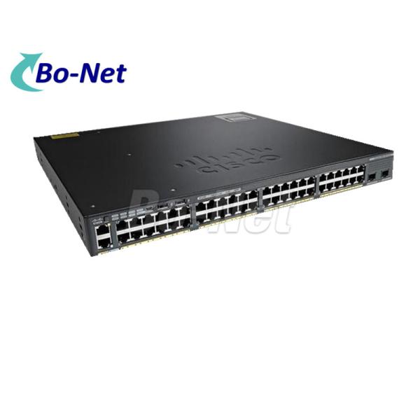 Cisco Original 48 Ports Gigabit Ethernet POE + 4 x Gigabit SFP Switches WS-C2960X-48FPS-L