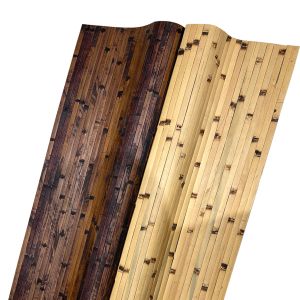 Water Proof Bamboo Paneling Woven Back 13mm Width Customized Length