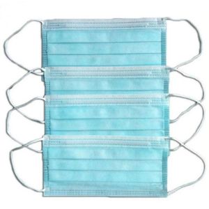 Disposable Ffp2 Protective 3 Ply Dust Face Mask , Respirator Mouth Safety Mask