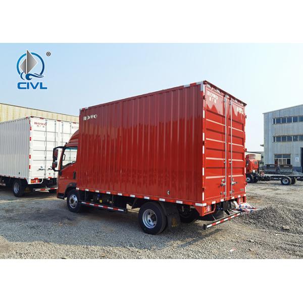 4x2 Van Cargo Truck 3 Ton Mini Howo Light Duty Commercial Trucks Fence Lorry Truck