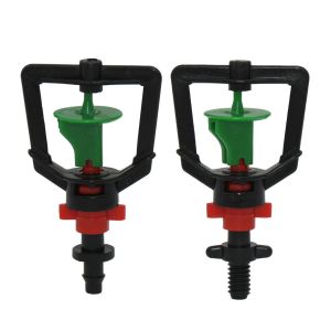 360 Degrees Rotary Micro Irrigation Nozzles With Threaded Connector / Barbed