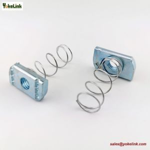 China Carbon Steel 5/16 Strut Nut  Zinc Plating Spring Channel Nuts 5/16 inch on sale