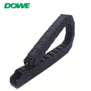 Quality DOWE Wholesale Bridge Type Outer Opening T25 Black Body Economical Plastic Tow Chain for sale