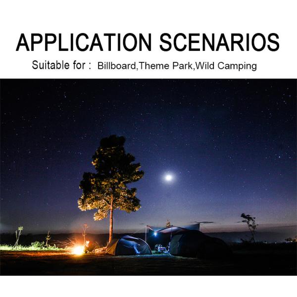 Outdoor Sturdy All In One Solar LED Flood Lights Power Display 6V 18W