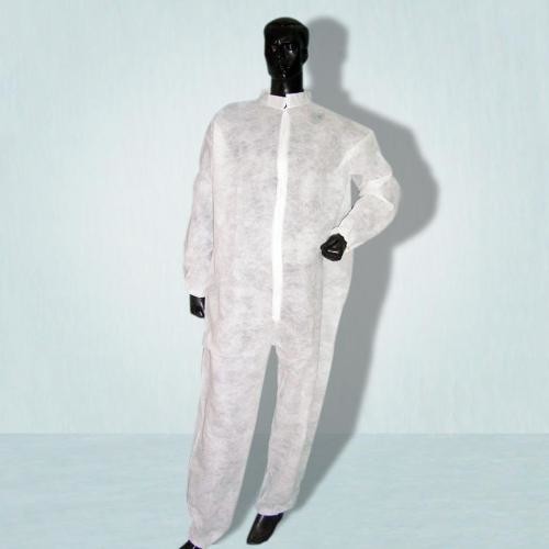 Buy Full Body Ppe Disposable Hazmat Protective Suit Chemical Resistant at wholesale prices