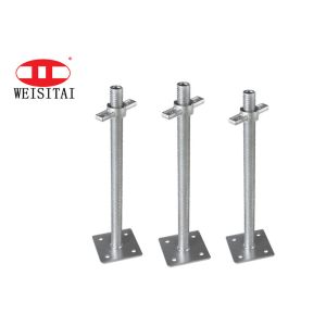 Steel Galvanized Adjustable Building Scaffold Base Jacks 600mm