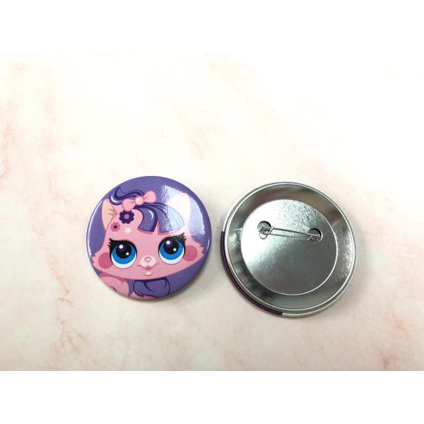 Round Pin Badge Raw Material Button Badge 58mm Custom Sublimation Blank Plastic Acrylic Tin Button Badge
