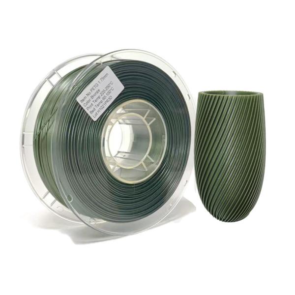 High Precision PETG 3D Printer Filament with ±0.03mm Tolerance and 200℃-240℃