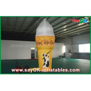 3m Height Full Print Customized Inflatable Ice Cream For Advertising