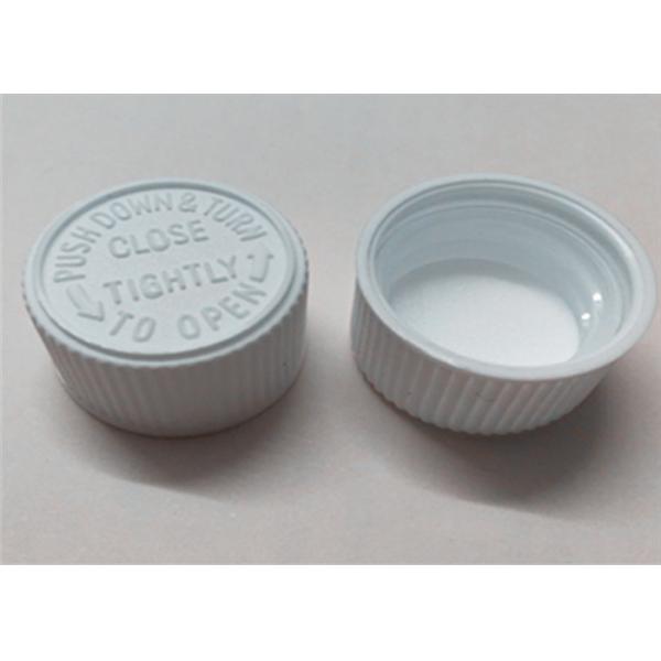 Buy 28mm 32mm child resistant pp cap press down screw cap plastic screw cap at wholesale prices