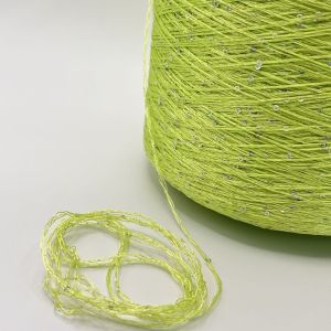 1/5.5NM 100% Polyester Sequin Yarn Eco-Friendly For Both Beginner And Advanced