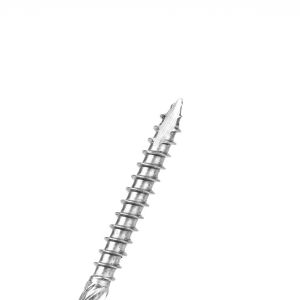 Black Zinc Plated Plain Flat Head Collated Deck Screws for Customized in ISO