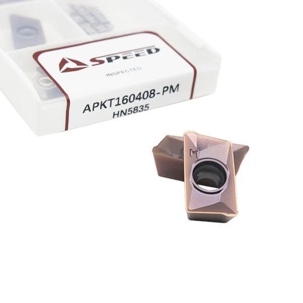 Buy APKT160408 Milling Insert APKT1604 CNC Carbide Lathe Milling Tool Inserts at wholesale prices