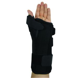 Left Right Orthopedic Wrist Brace Hand Wrist Support Polyester Non Latex
