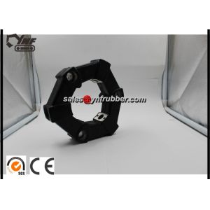 Black Hydraulic Pump Excavator Coupling , 16AS / 16A Rubber Shaft Coupling
