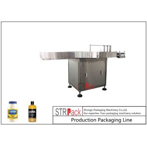Industrial 50ml-5L Round Bottle Packing Machine Bottle Feeding Turntable