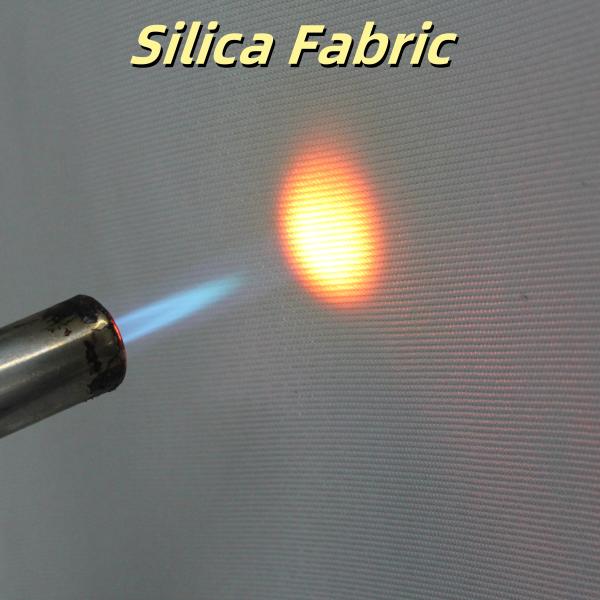 Buy Vermiculite Silica Coated Fiberglass Fabric 1200°C Heat Resistant at wholesale prices