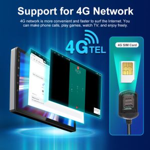 Universal 2din Car Radio Audio Stereo with 2G 32G Android 10.0 DSP and Rotatable