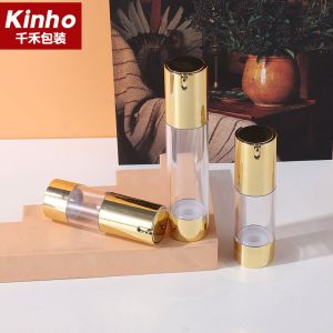 15-50ml Vacuum Pump Bottle Cosmetic AS Serum Screw Airless Lotion Pump Bottles