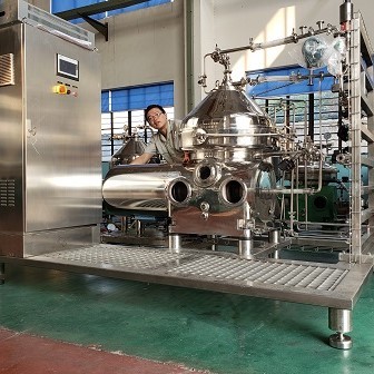 Buy Vertical Yeast Centrifugal Separator CIP Self Cleaning Separator at wholesale prices