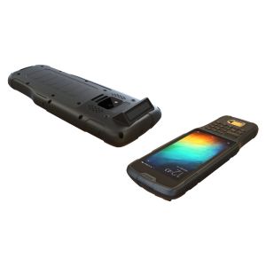 Mobile Portable Biometric Fingerprint Scanner With QR Barcode Handheld Terminal