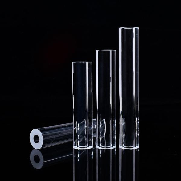 High Temperature Resistant Quartz Glass Tube Thick Wall Transparent Corrosion Resistant Glass