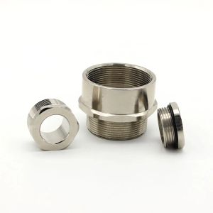 Conversion Thread Brass Cable Gland NPT3/4 (D1) Outside Thread To M25 (D2)