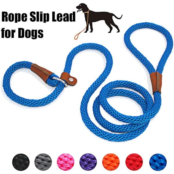 Buy No Pull Dog Training Leash Strong Heavy Duty Braided Rope For Medium Large Dogs at wholesale prices
