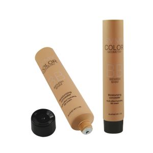 Environmentally custom cosmetic empty aluminum plastic ABL toothpaste tube with