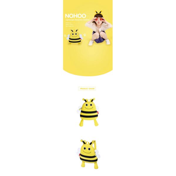 Ultra - Light Anti Lost Kids Mini Backpack , Baby School Bags Bee Style