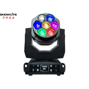 7x15w 4in1 RGBW Led laser Beam Moving Head Light 8000LM