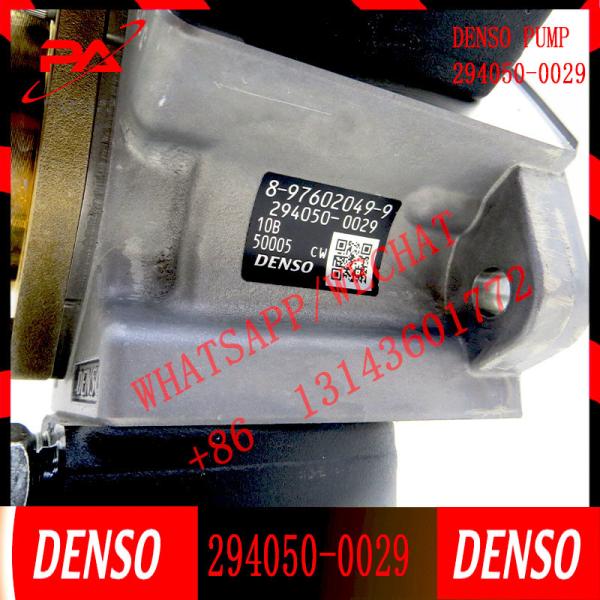 Original HP4 diesel fuel injection pump 294050-0020 294050-0029 8976020490 8-97602049-0 8976020499 8-97602049-9 for ISUZ