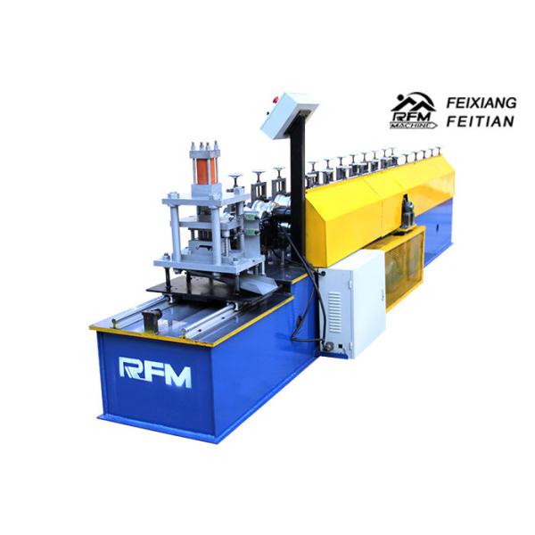 Color Steel Roller Shutter Door Roll Forming Machine / Rolling Shutter Strip