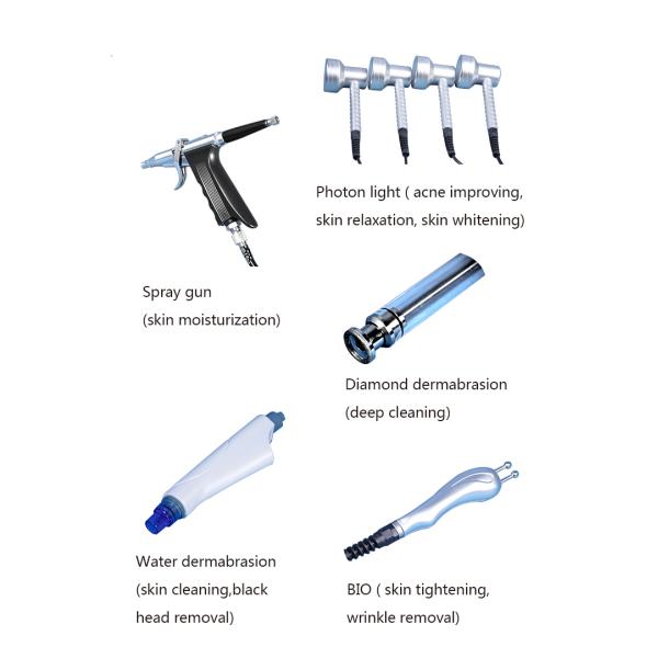 Multifunctional Beauty Therapy Machine Oxygen Jet Peel Facial Machine 11 In 1