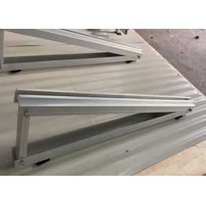 China Anodized Aluminum Foldable Flat Roof Solar Mounting System on sale
