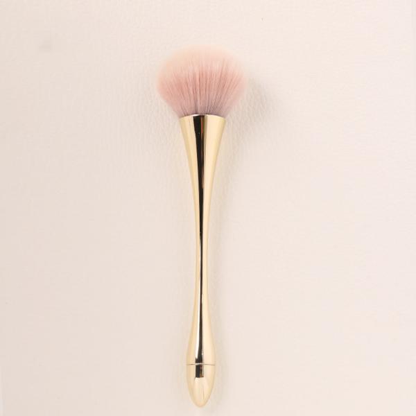 Rose Gold Beauty Care Face Makeup Brush Fluffy And Dense Head For Women