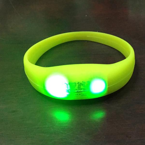 LED Pulse Remote Control Radio Controlled Silicone Wristband Sound Motion