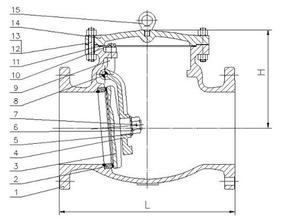 Screwed Swing Check Valve